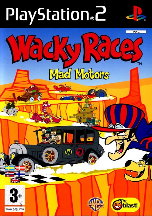 Wacky Races – Mad Motors ps2 ptbr