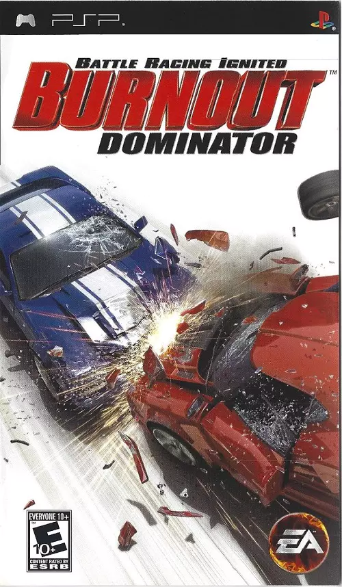 Burnout Dominator - PSP PTBR