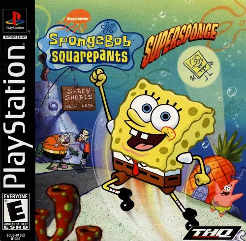 SpongeBob SquarePants - SuperSponge - PS1 PTBR