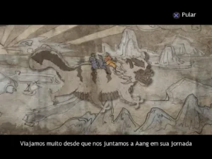 Avatar - The Legend of Aang - The Burning Earth PTBR PS2 (1)