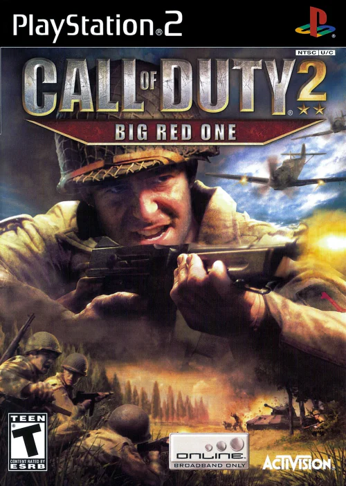 Call of Duty 2: Big Red One - PS2 PTBR